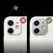 Ringke Camera Lens Glass - предпазна плочка за камерата на iPhone 12 mini (черен) 8
