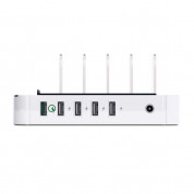 Satechi 5 Port USB Charging Station - док станция с 5xUSB гнезда за зареждане за таблети и смартфони (бял) 3