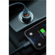 Baseus Golden Contactor Pro Quick Car Charger 2xUSB-А 40W (CCJD-A03) - зарядно за кола с 2xUSB-A изхода с технология за бързо зареждане (син) 8