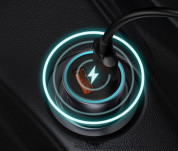 Baseus Golden Contactor Pro Quick Car Charger 2xUSB-А 40W (CCJD-A03) - зарядно за кола с 2xUSB-A изхода с технология за бързо зареждане (син) 13