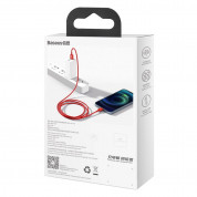 Baseus Superior Lightning USB Cable (CALYS-C09) - USB кабел за Apple устройства с Lightning порт (200 см) (червен) 14