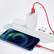 Baseus Superior Lightning USB Cable (CALYS-C09) - USB кабел за Apple устройства с Lightning порт (200 см) (червен) 5