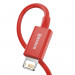Baseus Superior Lightning USB Cable (CALYS-C09) - USB кабел за Apple устройства с Lightning порт (200 см) (червен) 4