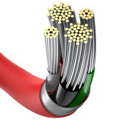 Baseus Superior Lightning USB Cable (CALYS-C09) - USB кабел за Apple устройства с Lightning порт (200 см) (червен) 4