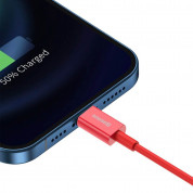 Baseus Superior Lightning USB Cable (CALYS-C09) - USB кабел за Apple устройства с Lightning порт (200 см) (червен) 7