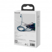 Baseus Superior 3-in-1 USB Cable (CAMLTYS-03) - универсален USB кабел с Lightning, microUSB и USB-C конектори (150 см) (син) 14