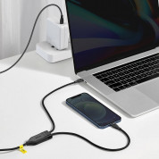 Baseus Flash Series 2in1 100W Fast Charging USB-C to Lightning and USB-C Cable (CA1T2-F01) - здрав USB-C кабел с бързо зареждане за устройства с Lightning и USB-C порт (120 см) (черен) 6