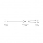 Baseus Flash Series 2in1 100W Fast Charging USB-C to Lightning and USB-C Cable (CA1T2-F01) - здрав USB-C кабел с бързо зареждане за устройства с Lightning и USB-C порт (120 см) (черен) 16
