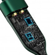 Baseus Flash Series 2in1 100W Fast Charging USB-C to Lightning and USB-C Cable (CA1T2-F06) - здрав USB-C кабел с бързо зареждане за устройства с Lightning и USB-C порт (120 см) (зелен) 4