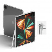 Ringke Fusion Case - удароустойчив хибриден кейс за iPad Pro 12.9 M1 (2021) (черен) 2