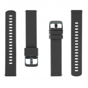 Tactical 572 Silicone Band 18mm - силиконова каишка за Samsung Galaxy Watch, Huawei Watch, Xiaomi, Garmin и други часовници с 18мм захват (черен) 1