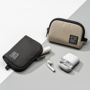 Ringke Half Pocket Mini Pouch  - компактен органайзер с един джоб за кабели, слушалки, ключове и др. (бежов) 8