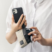 Ringke Two Way Pocket Mini Pouch  - компактен органайзер с един джоб за кабели, слушалки, ключове и др. (бежов) 3