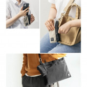 Ringke Two Way Pocket Mini Pouch  - компактен органайзер с един джоб за кабели, слушалки, ключове и др. (бежов) 7