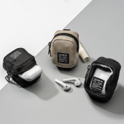Ringke Block Pocket Mini Pouch  - компактен органайзер с един джоб за кабели, слушалки, ключове и др. (черен-прозрачен) 11
