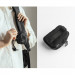 Ringke Block Pocket Mini Pouch  - компактен органайзер с един джоб за кабели, слушалки, ключове и др. (черен-прозрачен) 9
