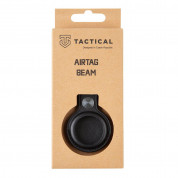 Tactical AirTag Leather Case - стилен ключодържател от изкуствена кожа за Apple AirTag (черен) 1