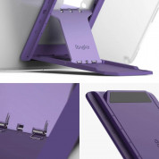 Ringke Outstanding Adjustable Tablet Kicktand - сгъваема, залепяща се поставка за таблети от 8 до 13 инча (лилав) 5