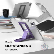 Ringke Outstanding Adjustable Tablet Kicktand - сгъваема, залепяща се поставка за таблети от 8 до 13 инча (лилав) 1
