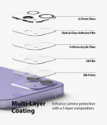 Ringke Camera Lens Glass - комплект 2 броя предпазни стъклени протектора за камерата на iPhone 12 (прозрачен) 2