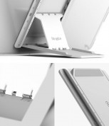 Ringke Fusion Combo Case - удароустойчив хибриден кейс и сгъваема поставка за Samsung Galaxy Tab S7 (прозрачен) 4