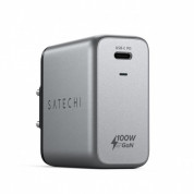 Satechi 100W USB-C PD GaN Charger - захранване за ел. мрежа с USB-C PD изход и с технология за бързо зареждане (сив) 2