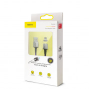 Baseus Zinc Magnetic USB Lightning Cable (CALXC-B05) - кабел с магнитен конектор за Apple продукти с Lightning порт (200 см) (лилав) 1