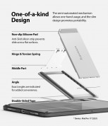 Ringke Fusion Combo Case - удароустойчив хибриден кейс и сгъваема поставка за iPad Pro 11 M1 (2021), iPad Pro 11 (2020) (тъмносив) 10