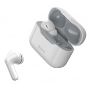 Baseus Simu S1 Active Noise Cancelling TWS In-Ear Bluetooth Earphones (NGS1-02) - безжични блутут слушалки за мобилни устройства (бял) 2