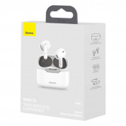 Baseus Simu S1 Active Noise Cancelling TWS In-Ear Bluetooth Earphones (NGS1-02) - безжични блутут слушалки за мобилни устройства (бял) 5