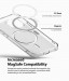 Ringke Fusion Magnetic Case - хибриден кейс с висока степен на защита с MagSafe за iPhone 12 Pro Max (прозрачен-мат)  5