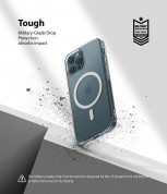 Ringke Fusion Magnetic Case - хибриден кейс с висока степен на защита с MagSafe за iPhone 12, iPhone 12 Pro (прозрачен-мат)  6