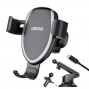 Choetech Gravity Car Wireless Charger Stand 10W - поставка за кола с безжично зареждане за Qi съвместими смартфони (черен) 2
