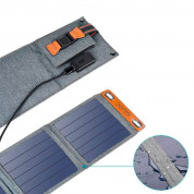 Choetech Foldable Travel Solar Panel 14W - сгъваем соларен панел, зареждащ директно вашето устройство от слънцето (сив) 5
