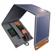 Choetech Foldable Travel Solar Panel 14W - сгъваем соларен панел, зареждащ директно вашето устройство от слънцето (сив)