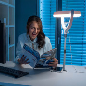4smarts Selfie Ring Light LoomiPod Desk Lamp - настолна LED лампа с държач за смартфони (бял) 5