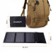 Choetech Foldable Travel Solar Panel 22W - сгъваем соларен панел, зареждащ директно вашето устройство от слънцето с 2 USB-A порта (черен) 2