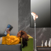 4smarts Selfie Ring Light LoomiPod Floor Lamp - LED лампа с трипод и държач за смартфони (95 - 200 см) (бял) 10