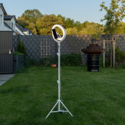 4smarts Selfie Ring Light LoomiPod Floor Lamp - LED лампа с трипод и държач за смартфони (95 - 200 см) (бял) 11