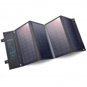 Choetech Foldable Photovoltaic Solar Panel Quick Charge PD 36W - сгъваем соларен панел зареждащ директно вашето устройство от слънцето с USB-A и USB-C портове (сив) 1