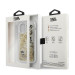 Karl Lagerfeld Liquid Glitter Charms Case - дизайнерски кейс с висока защита за iPhone 12 mini (златист) 4