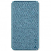Mophie Powerstation Plus XL 10000 mAh Power Bank with built-in Lightning cable and USB-A port (light blue)