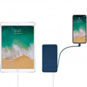 Mophie Powerstation Plus XL 10000 mAh Power Bank with built-in Lightning cable and USB-A port (deep blue) 4