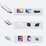 Choetech Lightning to HDMI Cable and Charging Function - кабел за свързване и зареждане от Lightning към HDMI за мобилни устройства с Lightning (бял) 3