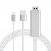 Choetech Lightning to HDMI Cable and Charging Function - кабел за свързване и зареждане от Lightning към HDMI за мобилни устройства с Lightning (бял) 2