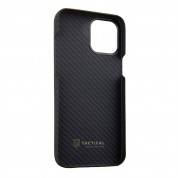 Tactical MagForce Aramid Case - кевларен кейс с MagSafe за iPhone 12, iPhone 12 Pro (черен)  1