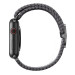 Uniq Aspen Adjustable Braided Band  - текстилна каишка за Apple Watch 38мм, 40мм, 41мм (тъмносив) 2