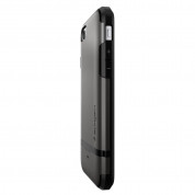 Spigen Flip Armor Case for iPhone SE (2022), iPhone SE (2020), iPhone 8, iPhone 7 (gunmetal) 3