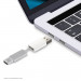 Mako USB-C to USB Cable Adapter - адаптер от USB мъжко към USB-C женско за мобилни устройства с USB-C порт (бял) 3