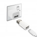 Mako USB-C to USB Cable Adapter - адаптер от USB мъжко към USB-C женско за мобилни устройства с USB-C порт (бял) 2